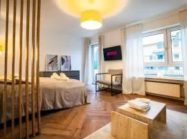 1 BR Studio - ZENTRAL - TERRASSE - KÜCHE - WIFI - BUSINESS - RUHIG