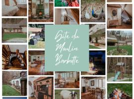 Le Moulin Barbotte La convivialité en pleine nature，位于Nesle-la-Reposte的酒店