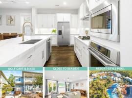 Saffron Sands by Stay on 30A- Pool, Bikes, Golf Cart，位于锡格罗夫海滩的酒店