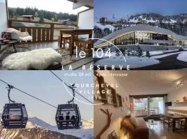 Le 104 La Reserve Courchevel, Ski aux pied