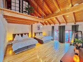 'GoldPath' Loft - Exclusiv - Sauna - XXL - Central - Tiefgarage - Cozy，位于瓦尔德基兴的酒店