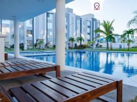 2 Bedrooms and Pool Acapulco Penthouse，位于Gallinero的酒店