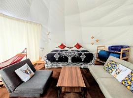 Hakuba Mori no Wasabi Farm Auto Campsite - Vacation STAY 22260v，位于白马村的酒店