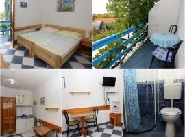 Studio apartment in Sucuraj with sea view, balcony, air conditioning, WiFi 3560-4