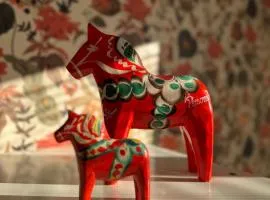 110kvm lyxig bostad med öppen spis och balkong