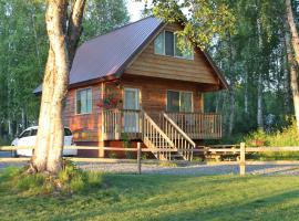 Susitna River Lodging, Riverside Cabins，位于塔尔基特纳的度假屋