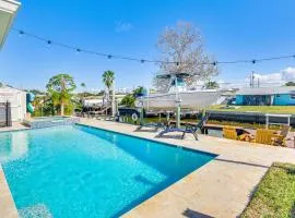 Spacious Canalfront Home with Pool about half Mi to Beach
