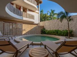 Casa Los Dichos，位于Brisas de Zicatela的带热水浴缸的酒店