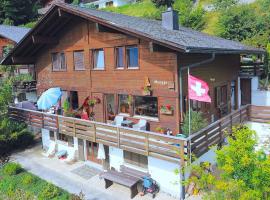 SwissHut Stunning Views Alps - Apart. Mungge，位于贝阿滕贝格的酒店