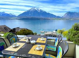 SwissHut Stunning Views Alps Lake - Apart. Herzog 22，位于锡格里斯维尔的酒店