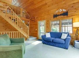 2 Mi to Boat Ramp Log Cabin in New Hampshire
