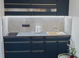 Apartamentai Biržuose, cozy garage