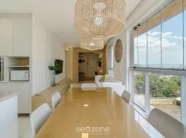 Apartamento c/ Churrasqueira 240m da Praia EHI0401