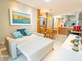 Qavi - Flat Sofisticado Beira Mar Cotovelo #IMB325