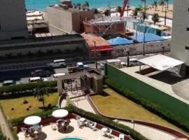 Excelente apto 2 quartos com vista para mar