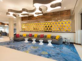 沃思堡化石溪万豪春季山丘套房，位于沃思堡的酒店