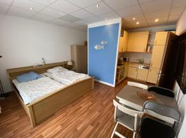 Auf Feiningers Spuren durch das Mönchgut Kleines Apartment 3，位于洛布的酒店