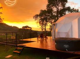 Glamping Reserva del Ruiz，位于Villamar&iacute;a的豪华帐篷营地