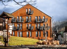 Magnetit Hotel Šumava，位于泽勒兹纳·鲁达的酒店