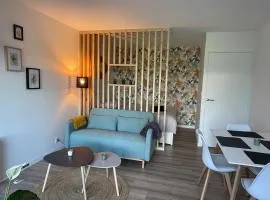 Appartement cosy avec jardin vue et accès à 30m de la mer