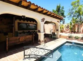 UNIQUE SPANISH HACIENDA HOUSE with POOL VINTAGE 1948 EUROPEAN ANTIQUES ETHNIC ART