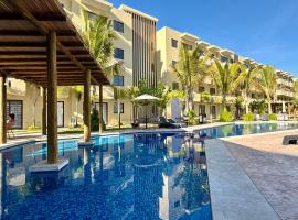 Fant&aacute;stico Depa en Cerritos OCEANNA frente al MAR ! - 237 AB -，位于马萨特兰的带热水浴缸的酒店