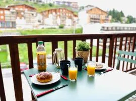 Confort Moderne à Valberg - Terrasse avec Vue Panoramique 100 m des Pistes