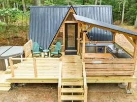 A Serene A-Frame Cabin with Hot Tub
