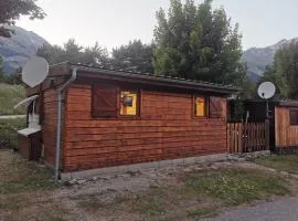 Caravane 4 personnes au camping d'Aussois