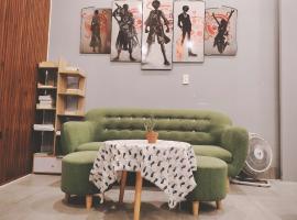 Homestay cafe Đường Gia，位于潘郎的酒店