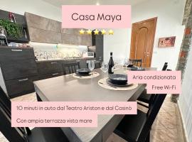 SANREMO Mare e Relax - Affittasi "Casa Maya" con ampio terrazzo e parcheggio libero，位于圣雷莫的酒店