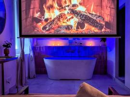 Suite Meraki - Luxe & Voyage - Jacuzzi & Cinéma，位于圣艾蒂安的酒店