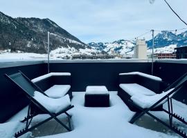 Dora o wellness o mountainview o lake Lucerne，位于Ingenbohl的酒店