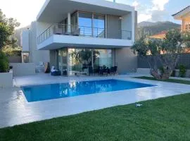 Modern villa with pool and large garden