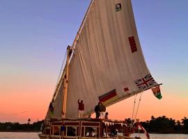 Aswan Felucca sailing boat and Hotel，位于阿斯旺的船屋