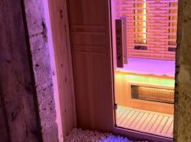 Gîte 4 étoiles - Sauna & Balnéo jacuzzi privatifs，位于奥尔良的带按摩浴缸的酒店