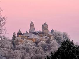 Ferienwohnung Schlossblick - 4 Sterne Sauna Pool Whirlpool exklusiv，位于布劳恩费尔斯的酒店