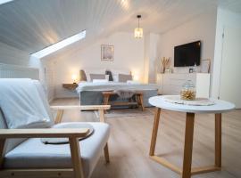 COZY&RELAX APARTMENT-Balkon Küche Parkplatz WIFI Netflix，位于明德尔海姆的酒店