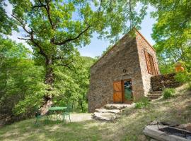 Luxury mountain cottage with pool access - La Bergerie，位于Corsavy的酒店
