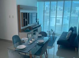 APARTAMENTO DE LUJO con AIRE ACONDICIONADO 5 min del rio Guatapurí centro comercial y parque de la leyenda vallenata，位于巴耶杜帕尔的宠物友好酒店