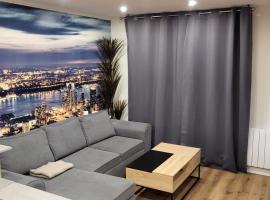 Studio cosy au RDC parking privé, térasse, wifi，位于阿朗松的酒店