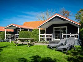 Lodges De Driesprong Domburg，位于栋堡的山林小屋