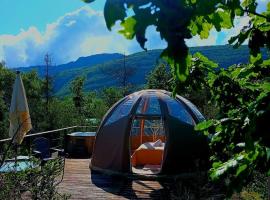 Bulle en bois sous les étoiles，位于Champfromier的酒店