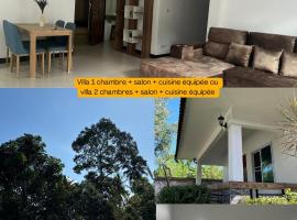 olivia village pool resort，位于湄南海滩的木屋