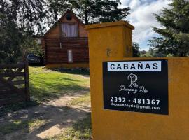 Cabaña en san clemente pampa y rio 1 Lihuel，位于圣玛丽亚的酒店