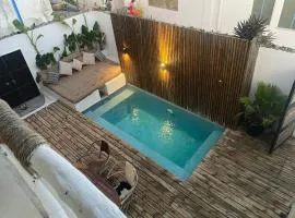 Zanzibar Private Villa with own pool wifi Aircon walk to Paje Beach Restaurants Bars & Village perfect for groups couples and families