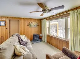 Ice Fish and Snowmobile Riverfront Manistique Cabin