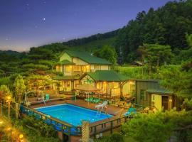 Tasha's Garden Pet friendly pension，位于洪川郡的酒店