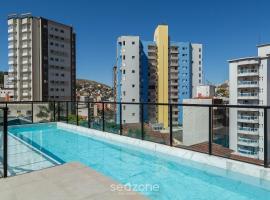 Lindo studio em Poços de Caldas MG PGO402，位于波苏斯-迪卡尔达斯的酒店