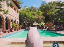 Hotel Ex Hacienda La Pitaya Querétaro，位于Villa del Pueblito的酒店